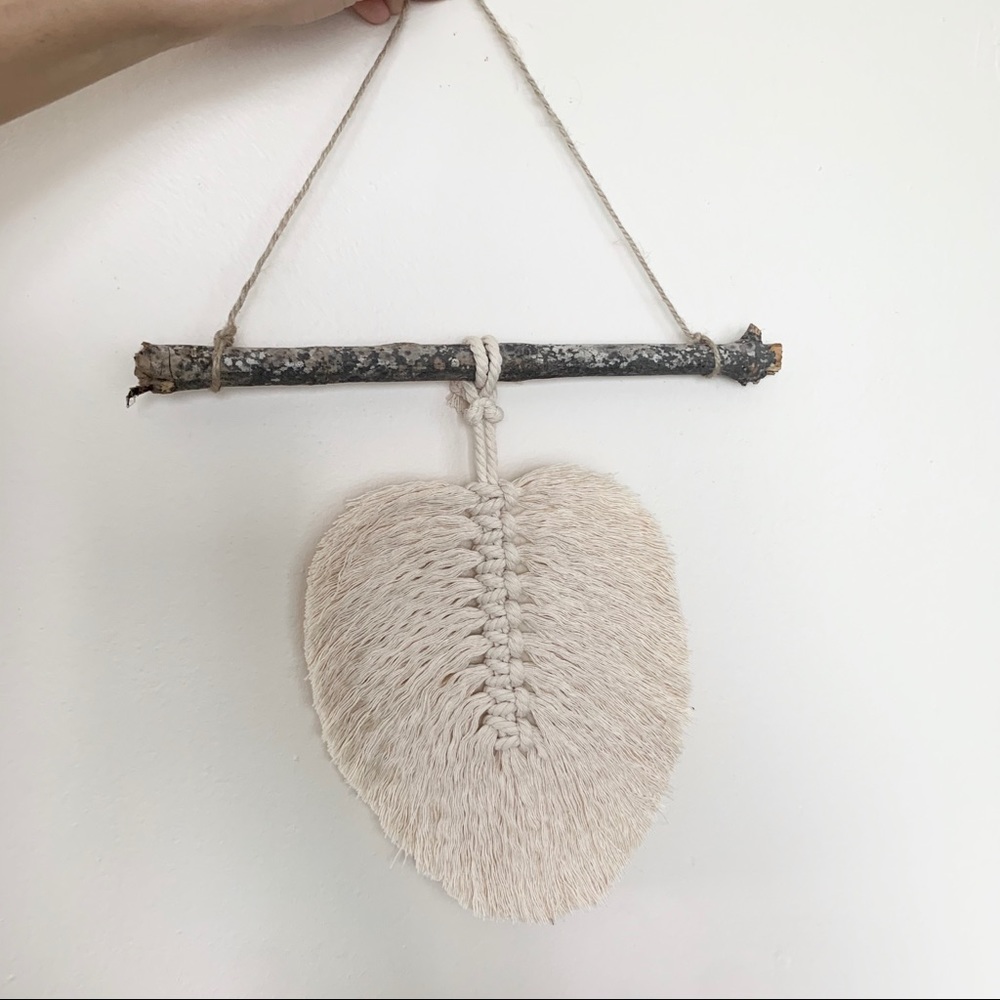 🌿 Macrame Feather Wall Hanging 🌿